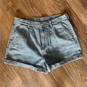 American Eagle Denim Mom Shorts